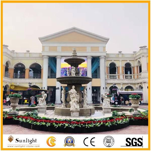 Yellow Colours G682 Rusty Floor Granite Tiles for Water Fountain