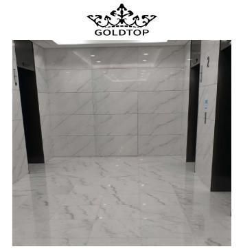 Fashionable Polished Guangxi White Natural Stone Marble for Wall and Floor Project