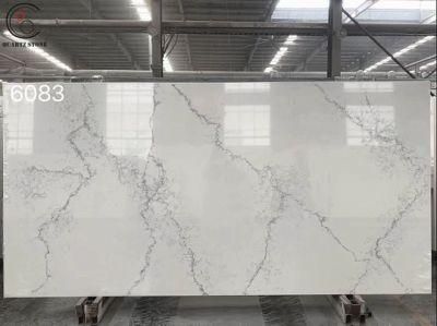 Artificial Marble Look Quartz Stone High Quality Quartz Worktop Slabs