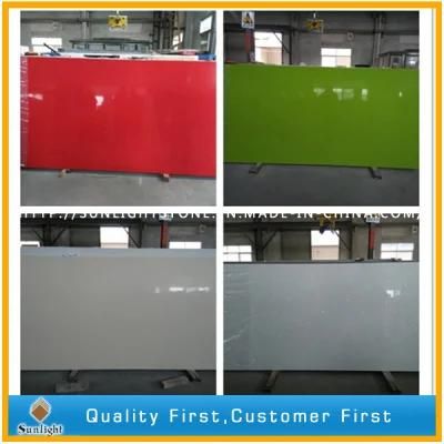 Man Made Customized Engineered Quartz for Kitchen Counters