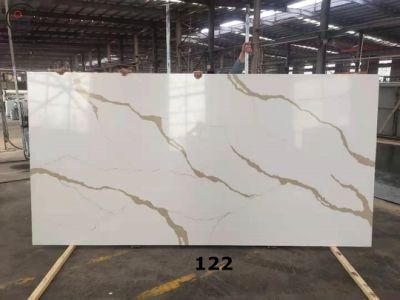 New Design 122 Artificial Quartz Stone Slab Used for Countertops