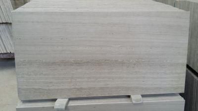 Chinese White Wood Marble Slabs Apartment Interior/Design Flooring/Walling/Countertop/Stairs Tiles/Economic Marble