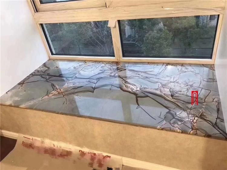 Wholesale Dark Blue Onyx Marble Veins Slab Size 15mm Thick