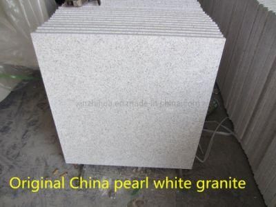 China Pearl White Granite Slabs/Tile for Flooring/Wall Covering/Kitchen/Table Countertop