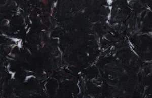 V118 Black Stormcolorful Veined Countertop/ Solid Surface for School/Restaurant/Hospital