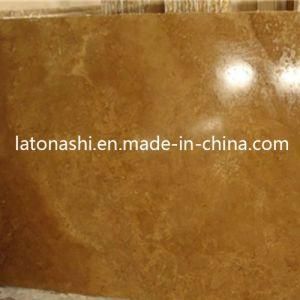 Natural Dark Brown Stone Noce Travertine Floor Tile for Paver