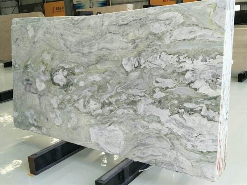Ice/Green/Jade Marble Stone for Slabs/Bathroom/Tile/Vanity/Flooring/Kitchen Countertop/Table Top/Floor/Wall Tiles/Background Wall Panel