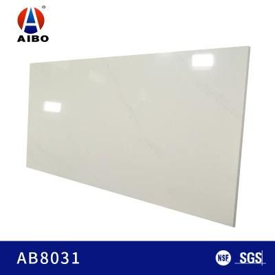Artificial Calacatta Quartz Scratch Resistant Non Toxic Stone