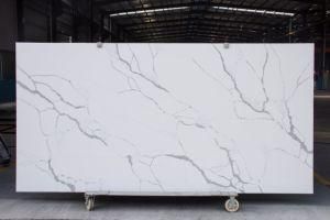 Calacatta Flutter / Quartz Slab for Kitchen/Bathroom/Wall/Floor