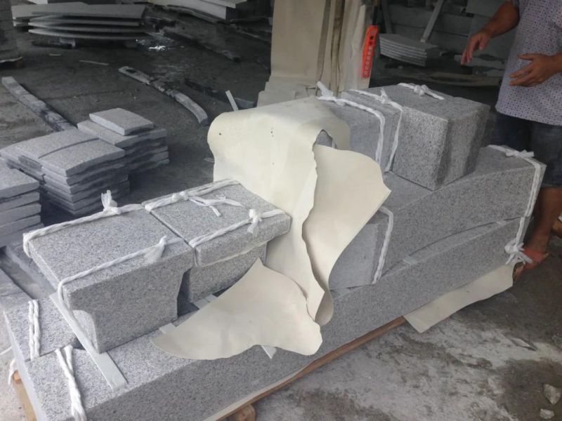 Chinese Natural Light Grey G602/G603 Granite Stone Kerbstone