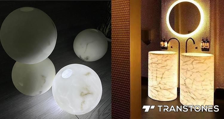 Transtones Decorative Backlit Artificial Stone Slab for Alabaster Light Box