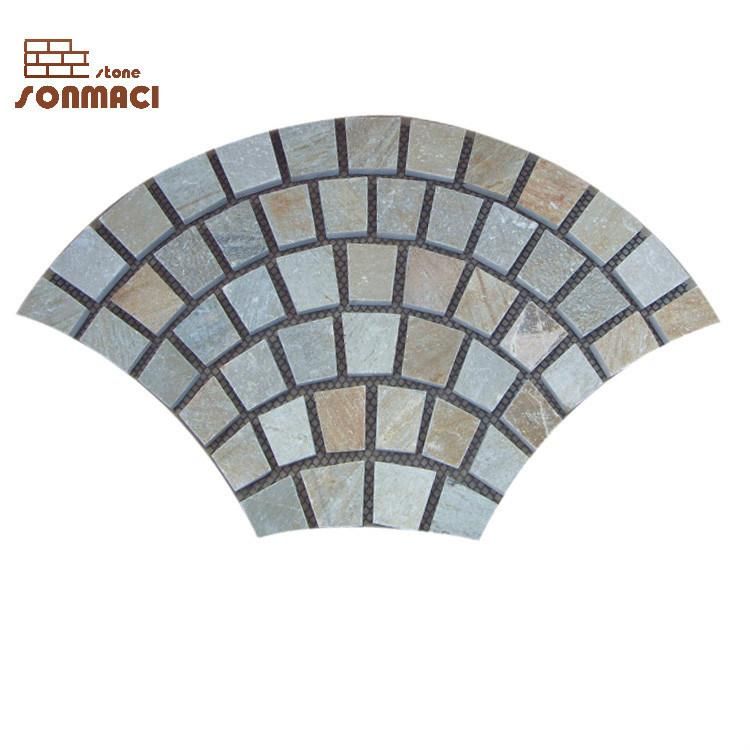 Natural Crazy Paving Rusty Slate Flagstone for Walkway