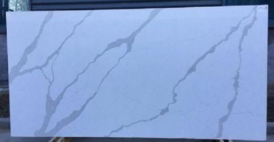 White Calacatta Quartz Slab Huge Discount Price
