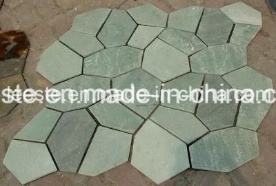 New Green Slate Flagstone, Green Plate Slate