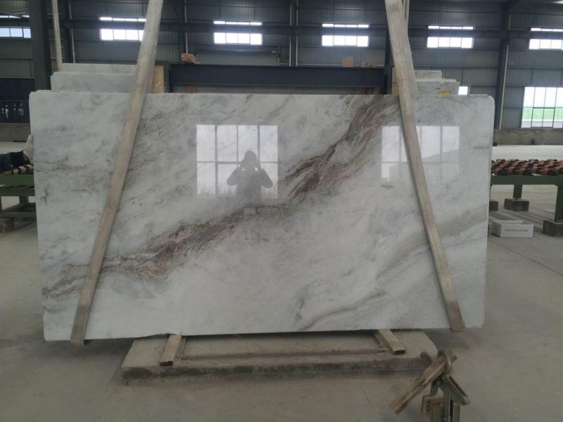 Natural Solid Surface White Marble Tiles/Slabs for Hotel/Hospital/Subway Engineering Design