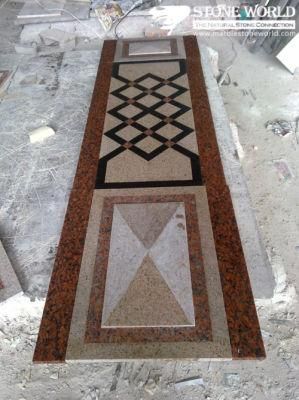 Polished Medallion Stone Marble Panel for Building Decoration