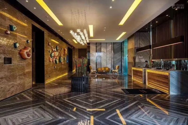 Luxury Grey/Blue/Wood Marble Slabs for Flooring Tiles in Kitchen Countertops/Vanitytop/Table/Top
