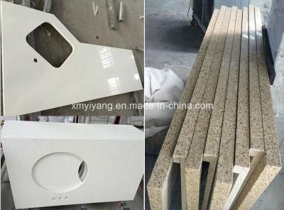 White Quartz Stone Kitchen Countertop/Vanity Top Stone Table/Island/Backsplash
