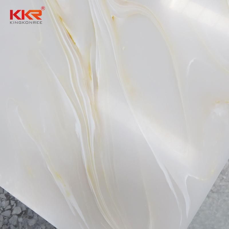 Translucent Artificial Stone Slab Corian Decorative Solid Surface