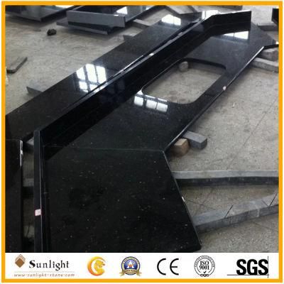 Excellent Quality Black Galaxy Granite Countertop for Kitchen&Bathroom