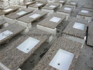 Popular Fantasy Brown Marble Granite Bathroom Kitchen Worktops, Vanity Tops