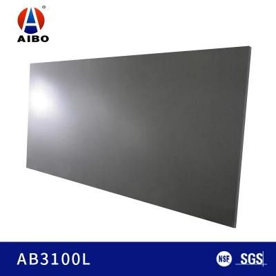High Hardness Kitchen Top White Quartz Countertops with Grey Veins