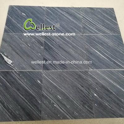 Nero Black Fantacy Marble Slab Tile for Wall and Floor