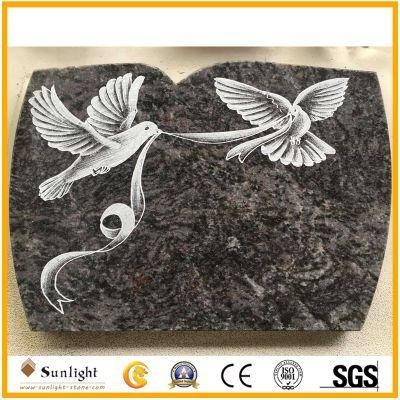 Modern European Style Stone Tombstone Plaques for Memorial and Cemetery