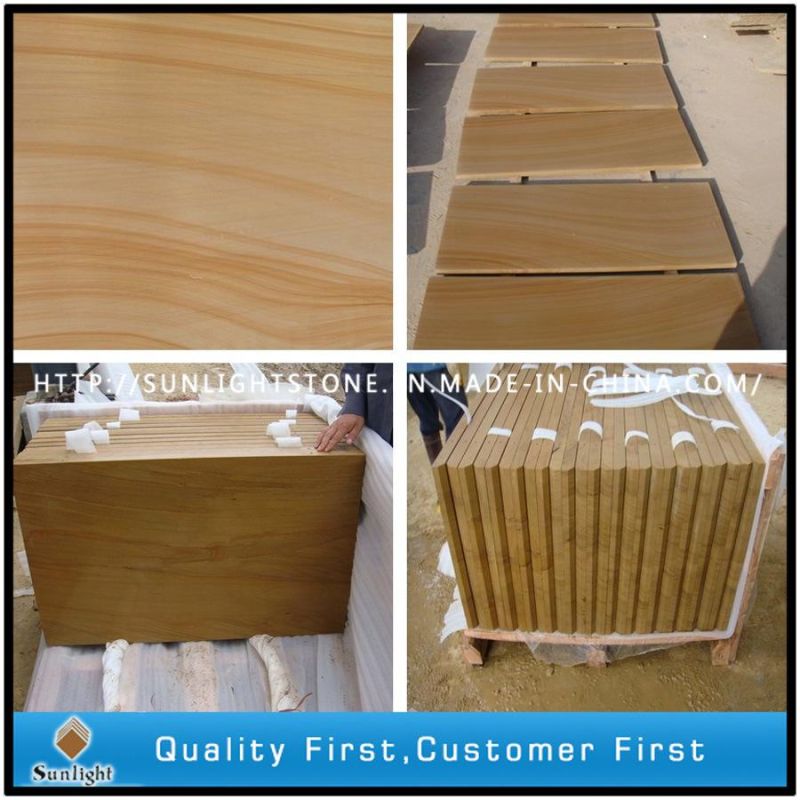 Natural Grey/Yellow/White/Purple Sandstone Tiles