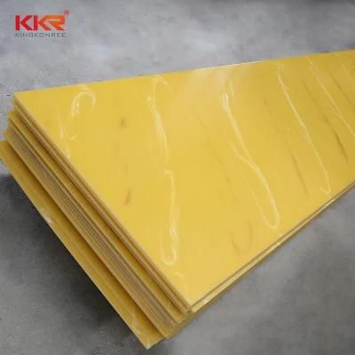 Building Material Custom LED Decoration Interior Solid Surface Translucent Stone Panel