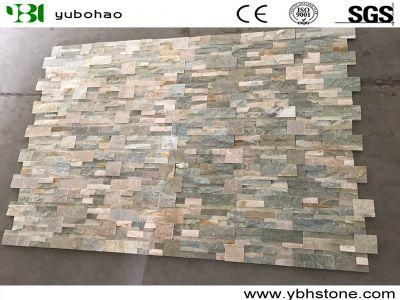 High Quality Natural White/Black/Yellow/Rusty Yellow/Grey/Silver Quartzite Slate Culture Stone