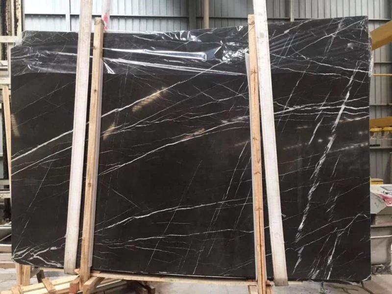 Natural Stone Cyprus Ash Dark Grey Marble Tiles for Customized Project