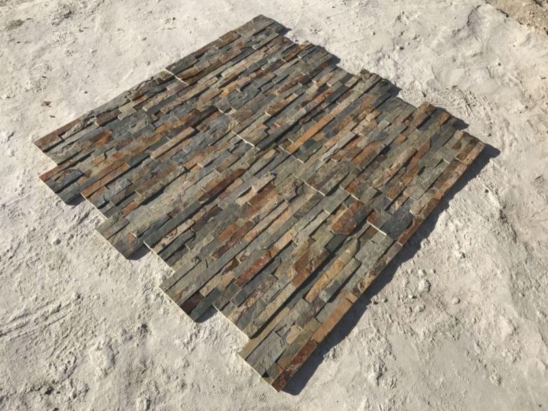 China Rusty Slate Cultural Stone Indoor Outdoor Wall Decoration Best Choice