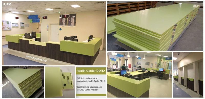 Artificial Stone Corian Solid Surface Sheet for Countertop and Wall