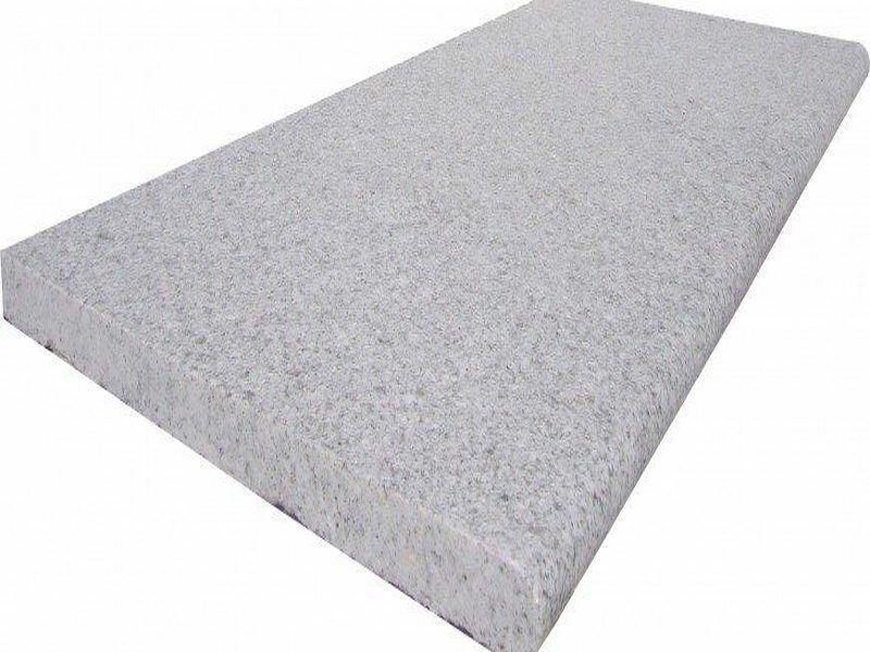Flamed Finish Darker Grey Granite Bullnose Coping Stone for Swimming Pool