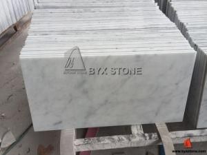 Bianco Carrara White Marble Flooring Tile with Grey Veins