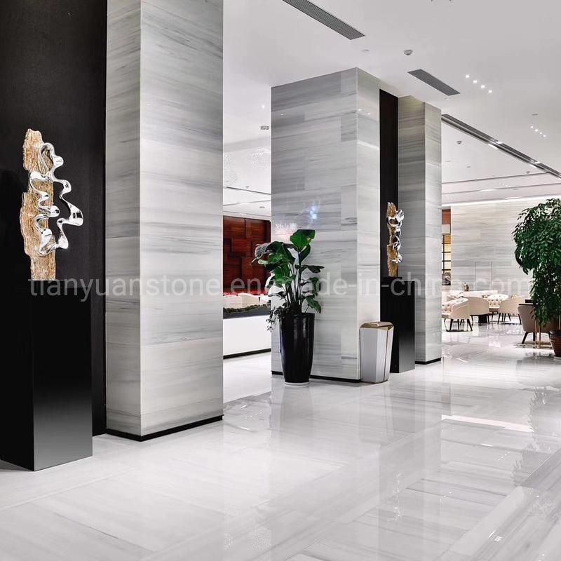 Pure White Crystallized Glass Panel Stone Slab for Countertops and Tiles