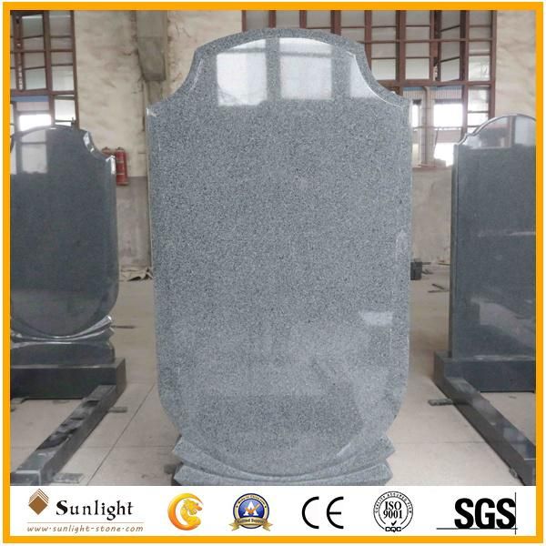 China European Style Natural G654 Grey Granite Tomb/Gravestones