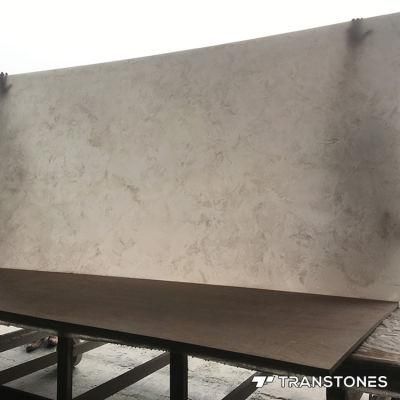 Decorative Carving Marble White Quartz Artificial Alabaster Stone Slab