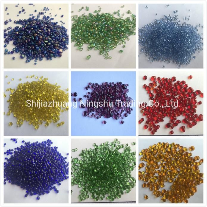 Landscape Mulch Mix Colors Glass Beads Stone Glass Pebbles
