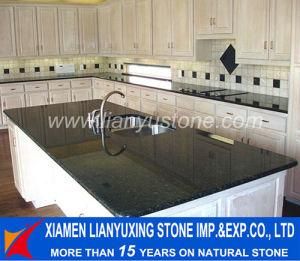Butterfly Green Granite Kitchen Island Countertop for Kitchen Project