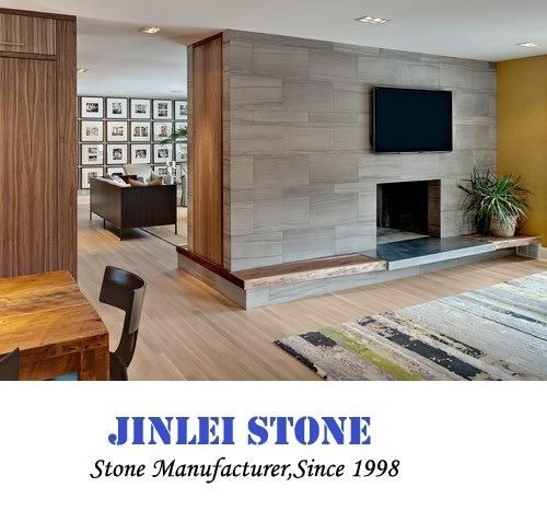 Grey Wood Athen Wooden Timber Marble for Slabs/ Flooring Tiles/Steps