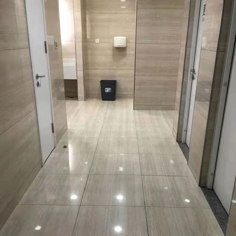 Customized Project White Wood Grain Marble Restaurant Wall Panels Covering