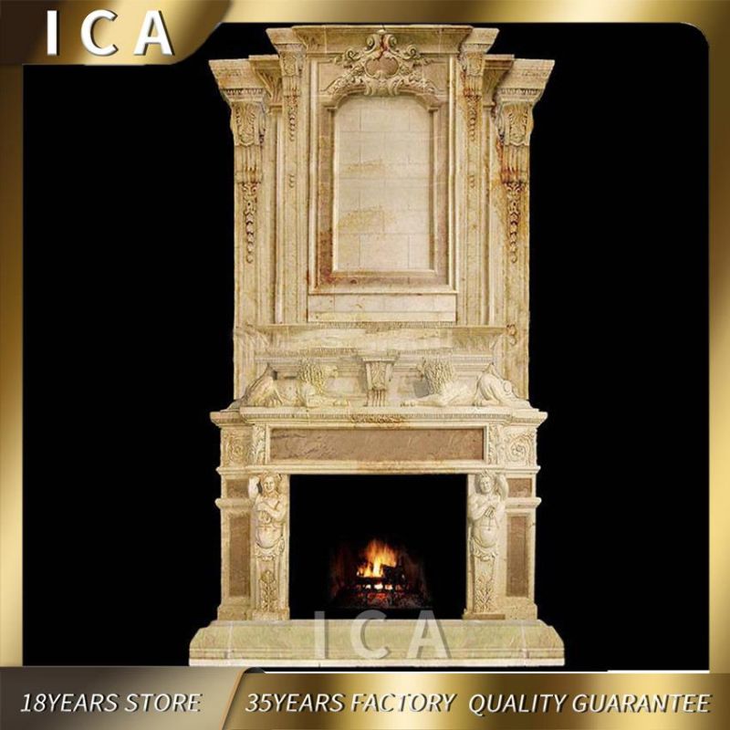 High Quality Modern Home Decorative Fashion Marble Fireplace