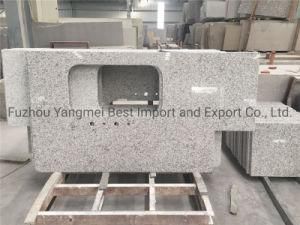 Natural Stone Polished Custom G439/G655 Brown Granite Countertop for Bathroom/Kitchen/Worktops/Vanity/Prefabs/Hotel Project/House