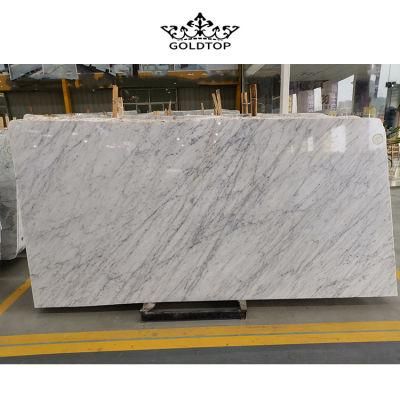 Natural Stone Grey/White/ 600*600mm Carrara White\Bianco White Polished Big Slabs Customized Countertop Marble for Floor Wall Tile