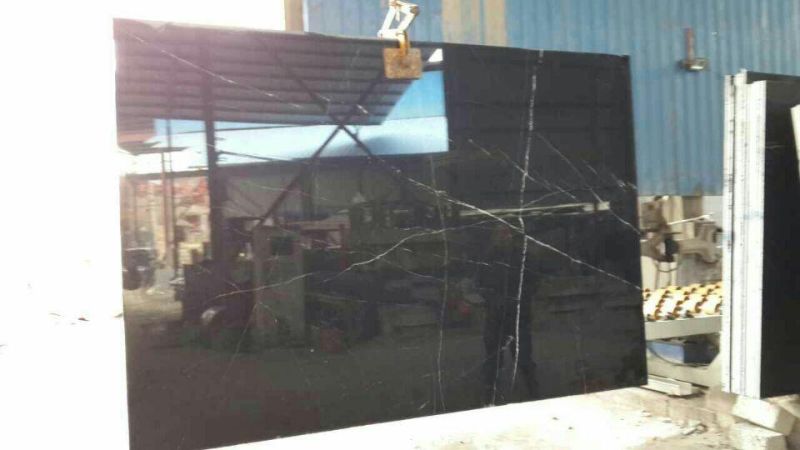 Nero Marquina Black Marble Floor Tiles