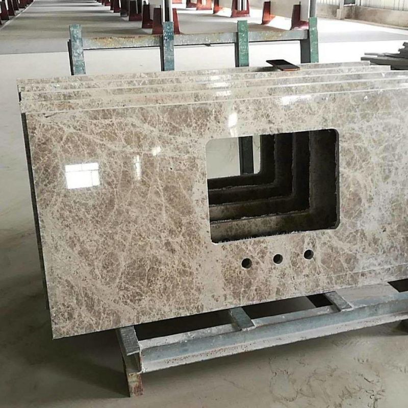 Prefabricated Calacatta Quartz/Marble/Granite/Travertine/Stone Countertops for Kitchen Project/Construction/Building/Home Decoration