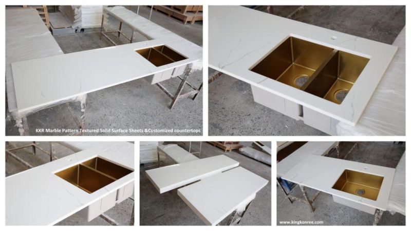 Manufacturer Epoxy Resin Stone Artificial Marble Granite Acrylic Solid Surface Countertop