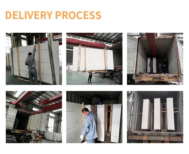 Wholesale White Color Calacatta Quartz for Countertops/Vanity Tops/Floor Tile/Wall Tile